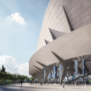 Progetto società Lazio (2026) per lo stadio Flaminio di Roma: copertura anulare